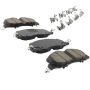 MPA 1003-2230C Quality-Built Black Series Ceramic Brake Pads w/ Hardware