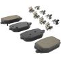 MPA 1003-2231C Quality-Built Black Series Ceramic Brake Pads w/ Hardware