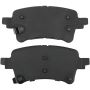 MPA 1003-2233C Quality-Built Black Series Ceramic Brake Pads w/ Hardware