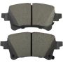 MPA 1003-2233C Quality-Built Black Series Ceramic Brake Pads w/ Hardware