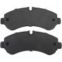 MPA 1003-2236M Quality-Built Black Series Semi-Metallic Brake Pads w/ Hardware