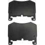 MPA 1003-2257M Quality-Built Black Series Semi-Metallic Brake Pads w/ Hardware