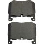 MPA 1003-2257M Quality-Built Black Series Semi-Metallic Brake Pads w/ Hardware