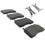 MPA 1003-2267M Quality-Built Black Series Semi-Metallic Brake Pads w/ Hardware