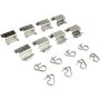MPA 1003-2280M Quality-Built Black Series Semi-Metallic Brake Pads w/ Hardware