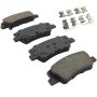 MPA 1003-2299C Quality-Built Black Series Ceramic Brake Pads w/ Hardware