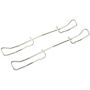 MPA 1003-2300C Quality-Built Black Series Ceramic Brake Pads w/ Hardware