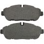MPA 1003-2301M Quality-Built Black Series Semi-Metallic Brake Pads w/ Hardware