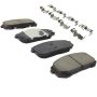 MPA 1003-2302C Quality-Built Black Series Ceramic Brake Pads w/ Hardware