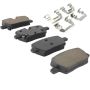 MPA 1003-2303C Quality-Built Black Series Ceramic Brake Pads w/ Hardware