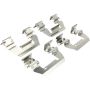 MPA 1003-2303C Quality-Built Black Series Ceramic Brake Pads w/ Hardware