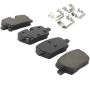 MPA 1003-2303M Quality-Built Black Series Semi-Metallic Brake Pads w/ Hardware