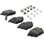 MPA 1003-2306C Quality-Built Black Series Ceramic Brake Pads w/ Hardware