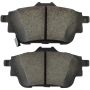 MPA 1003-2306C Quality-Built Black Series Ceramic Brake Pads w/ Hardware