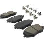 MPA 1003-2307C Quality-Built Black Series Ceramic Brake Pads w/ Hardware