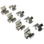 MPA 1003-2307C Quality-Built Black Series Ceramic Brake Pads w/ Hardware