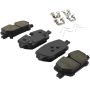 MPA 1003-2308C Quality-Built Black Series Ceramic Brake Pads w/ Hardware