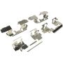 MPA 1003-2310C Quality-Built Black Series Ceramic Brake Pads w/ Hardware