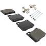 MPA 1003-2363M Quality-Built Black Series Semi-Metallic Brake Pads w/ Hardware