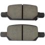 MPA 1003-2370C Quality-Built Black Series Ceramic Brake Pads w/ Hardware