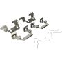 MPA 1003-2370C Quality-Built Black Series Ceramic Brake Pads w/ Hardware