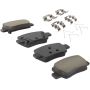 MPA 1003-2373C Quality-Built Black Series Ceramic Brake Pads w/ Hardware