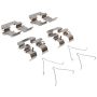 MPA 1003-2373C Quality-Built Black Series Ceramic Brake Pads w/ Hardware