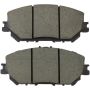 MPA 1003-2375C Quality-Built Black Series Ceramic Brake Pads w/ Hardware