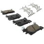 MPA 1003-2376C Quality-Built Black Series Ceramic Brake Pads w/ Hardware