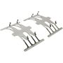 MPA 1003-2376C Quality-Built Black Series Ceramic Brake Pads w/ Hardware