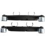 MPA 1003-2376C Quality-Built Black Series Ceramic Brake Pads w/ Hardware