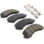 MPA 1003-2382C Quality-Built Black Series Ceramic Brake Pads w/ Hardware