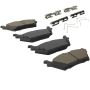 MPA 1003-2383C Quality-Built Black Series Ceramic Brake Pads w/ Hardware