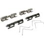 MPA 1003-2383C Quality-Built Black Series Ceramic Brake Pads w/ Hardware