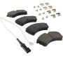 MPA 1003-2388M Quality-Built Black Series Semi-Metallic Brake Pads
