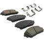 MPA 1003-2392C Quality-Built Black Series Ceramic Brake Pads w/ Hardware