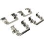 MPA 1003-2392C Quality-Built Black Series Ceramic Brake Pads w/ Hardware