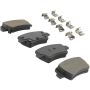 MPA 1003-2395C Quality-Built Black Series Ceramic Brake Pads w/ Hardware