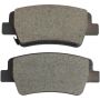 MPA 1003-2395C Quality-Built Black Series Ceramic Brake Pads w/ Hardware