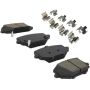 MPA 1003-2397C Quality-Built Black Series Ceramic Brake Pads w/ Hardware