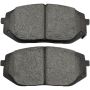 MPA 1003-2398C Quality-Built Black Series Ceramic Brake Pads w/ Hardware