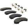 MPA 1003-2405M Quality-Built Black Series Semi-Metallic Brake Pads w/ Hardware