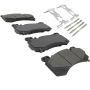 MPA 1003-2407M Quality-Built Black Series Semi-Metallic Brake Pads