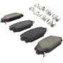 MPA 1003-2411C Quality-Built Black Series Ceramic Brake Pads w/ Hardware