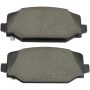 MPA 1003-2411C Quality-Built Black Series Ceramic Brake Pads w/ Hardware
