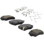 MPA 1003-2412C Quality-Built Black Series Ceramic Brake Pads w/ Hardware