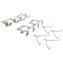 MPA 1003-2412C Quality-Built Black Series Ceramic Brake Pads w/ Hardware