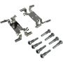 MPA 1003-2418C Quality-Built Black Series Ceramic Brake Pads w/ Hardware