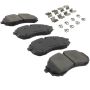 MPA 1003-2423M Quality-Built Black Series Semi-Metallic Brake Pads w/ Hardware