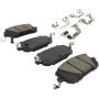 MPA 1003-2426C Quality-Built Black Series Ceramic Brake Pads w/ Hardware